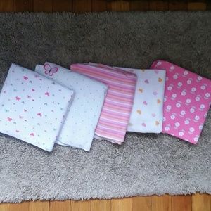 Bundle of Baby Girl Swaddle Blankets